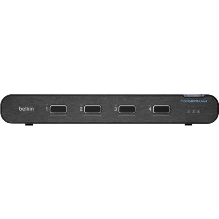 Belkin Universal 2nd Gen Secure KVM Switch, 4-Port Single Head No CAC F1DN104KVM-UNN4