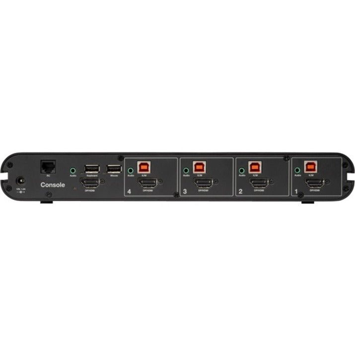 Belkin Universal 2nd Gen Secure KVM Switch, 4-Port Single Head No CAC F1DN104KVM-UNN4