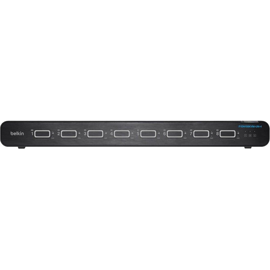 Belkin Universal 2nd Gen Secure KVM Switch, 8-Port Single Head w/ CAC F1DN108KVM-UN-4