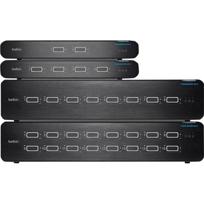 Belkin Universal 2nd Gen Secure KVM Switch, 16-Port Single Head w/ CAC F1DN116KVM-UN-4