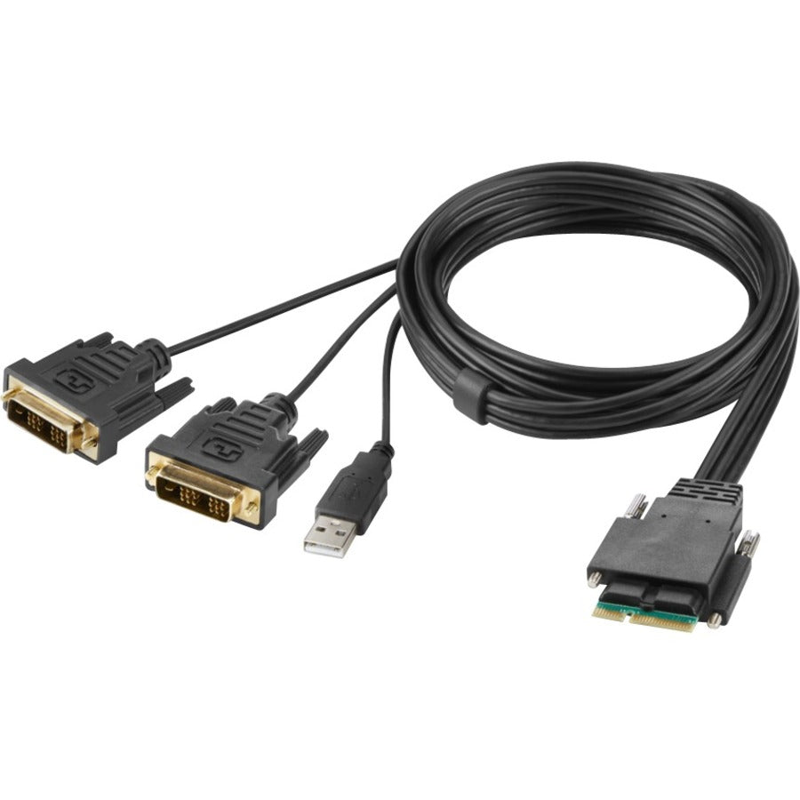 Belkin 2-Port Dual Head DVI Modular Secure KVM Switch PP4.0 W/ Remote F1DN202MOD-DD-4