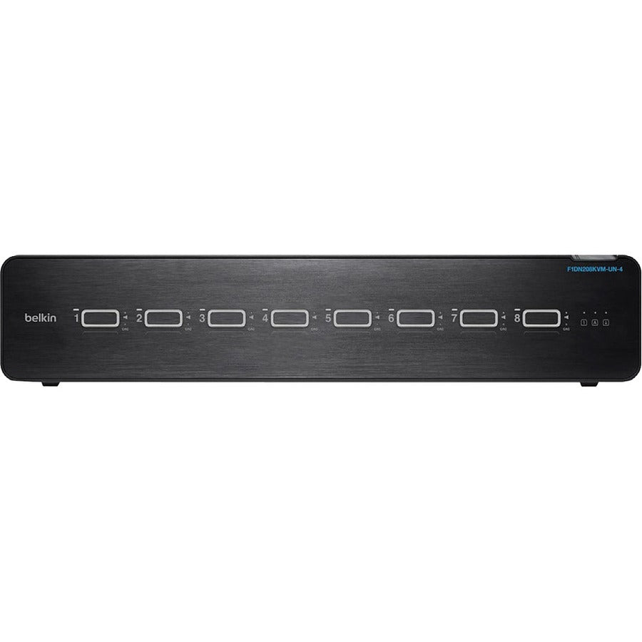 Belkin Universal 2nd Gen Secure KVM Switch, 8-Port Dual Head w/ CAC F1DN208KVM-UN-4