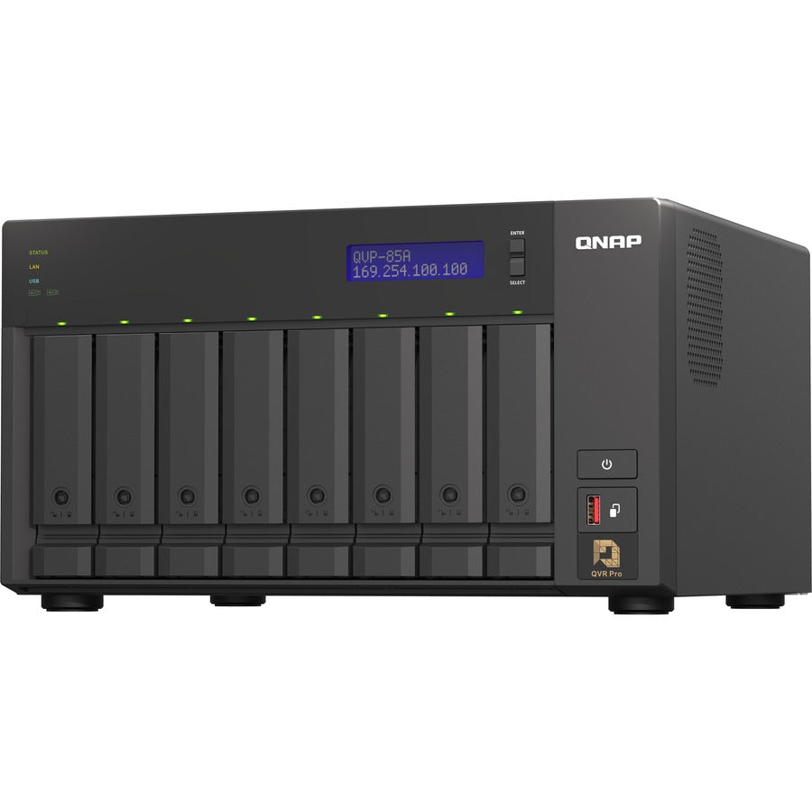 QNAP 8-Bay High-Performance NVR for SMBs, SOHO, and Home QVP-85A-US