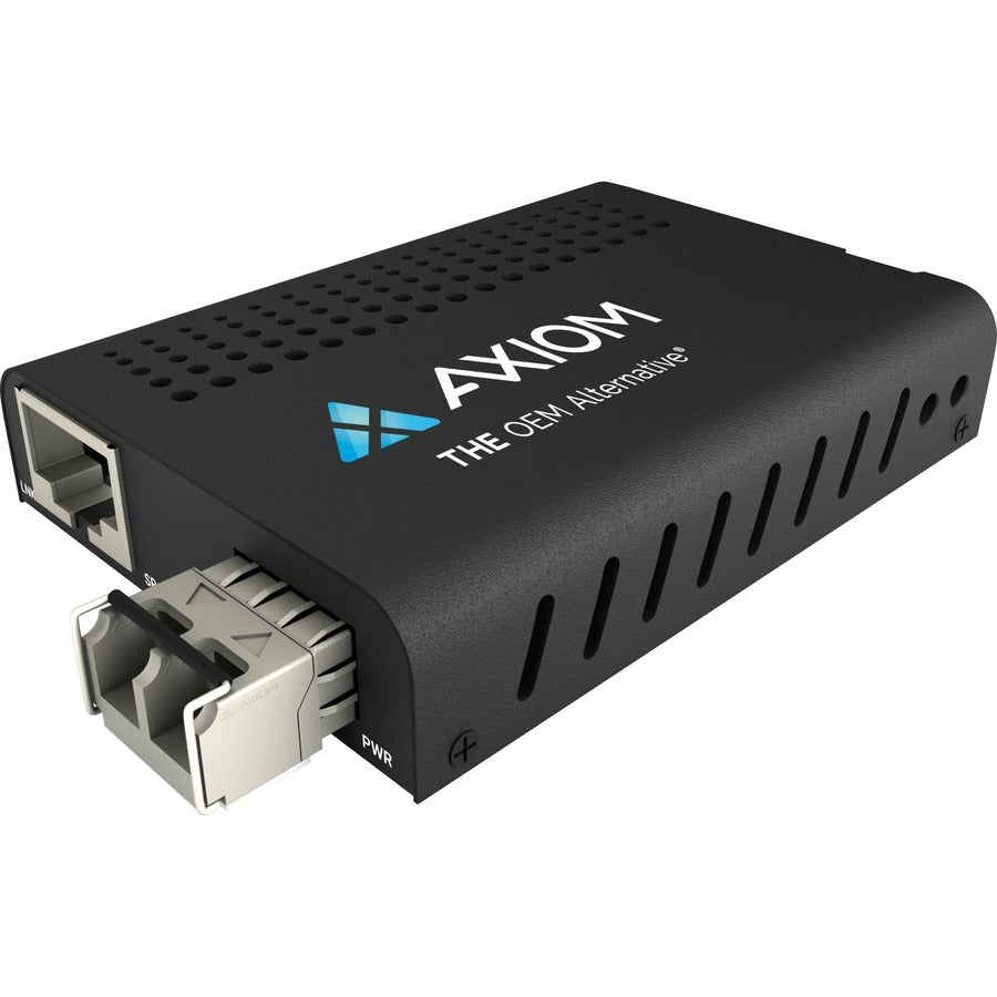 Axiom Mini 10Gbs RJ45 to 10GBASE-LR Media Converter - SMF, LC, 20km, 1310nm MC10-S3L20-AX