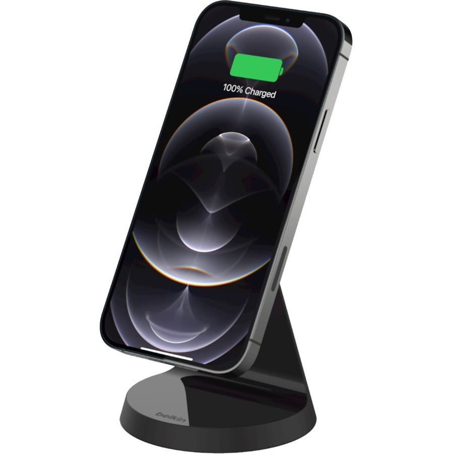 Belkin BoostCharge Magnetic Wireless Charger Stand 7.5W WIB003BTBK