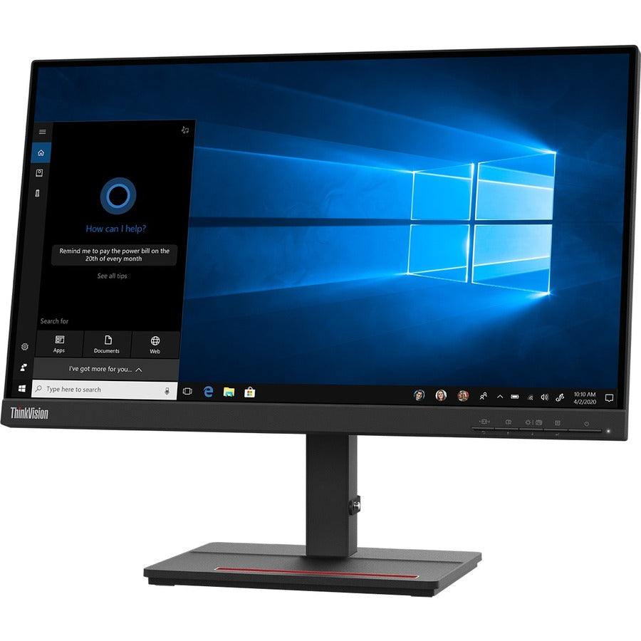 Lenovo ThinkVision S24e-20 24" Class Full HD LCD Monitor - 16:9 - Raven Black 62AEKAR2US