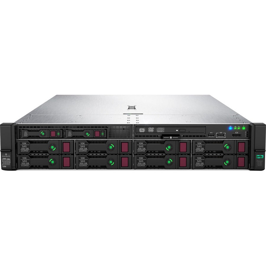 HPE ProLiant DL380 G10 2U Rack Server - 1 x Intel Xeon Silver 4215R 3.20 GHz - 32 GB RAM - 12Gb/s SAS Controller P40717-B21