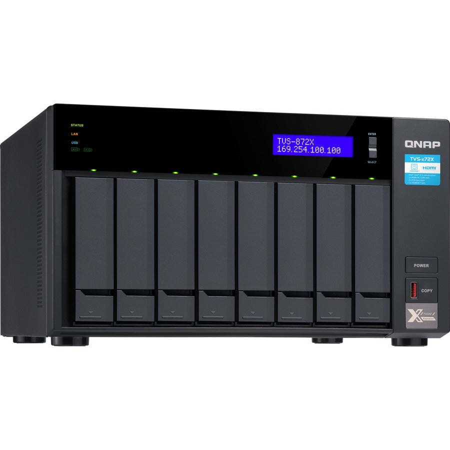 QNAP TVS-872X-I3-8G SAN/NAS Storage System TVS-872X-I3-8G-US