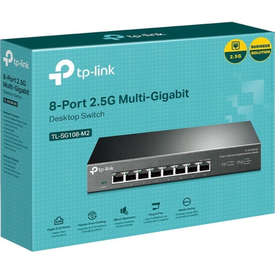 TP-Link 8-Port 2.5G Desktop Switch TL-SG108-M2