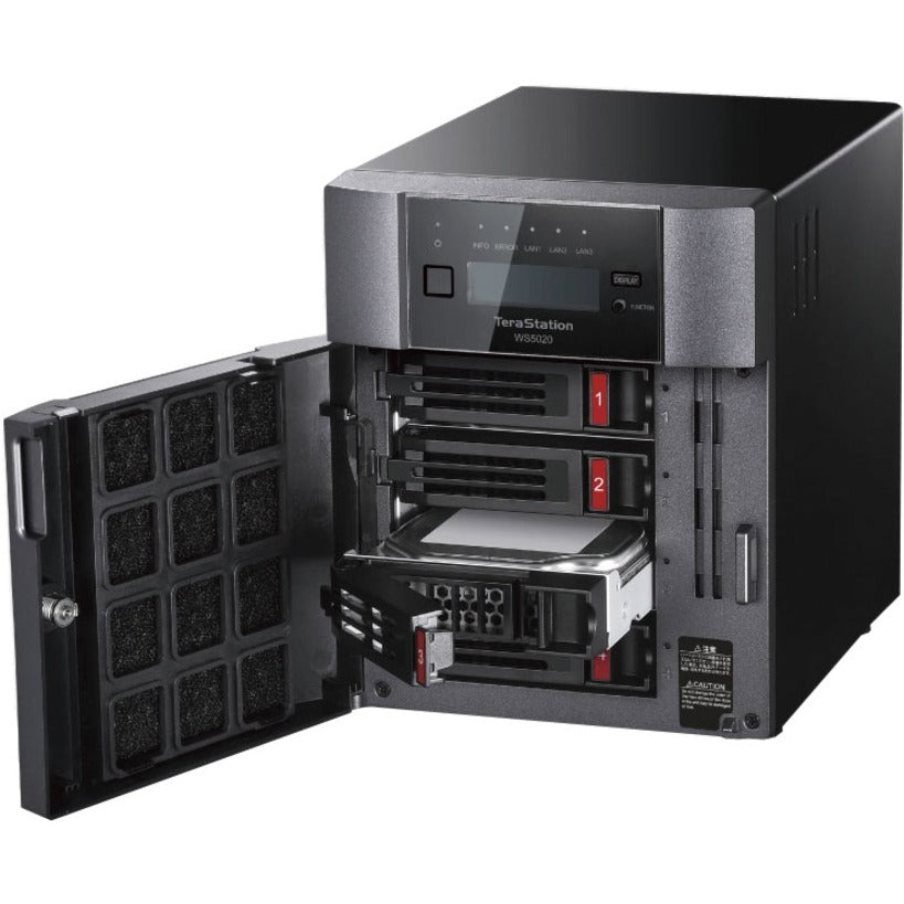 BUFFALO TeraStation WS5220 2-Bay Desktop Windows Server IoT 2019 NAS 8TB Hard Drives Included WS5220DN08S9