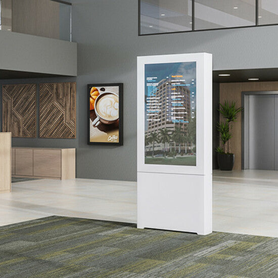 Chief Impact Floor Standing Kiosk - Portrait 43" Black LF43UBP