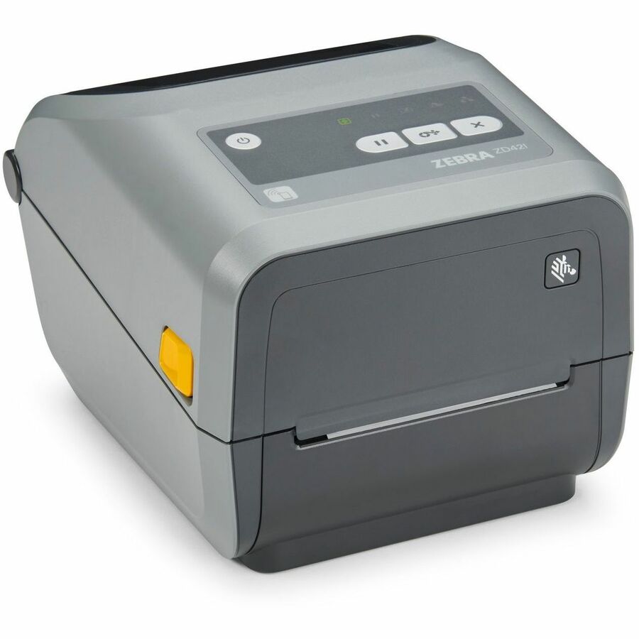 Zebra ZD421 Desktop, Retail, Healthcare, Transportation & Logistic, Manufacturing Thermal Transfer Printer - Monochrome - Label/Receipt Print - Fast Ethernet - USB - USB Host - Bluetooth - Near Field Communication (NFC) ZD4A042-C01E00EZ