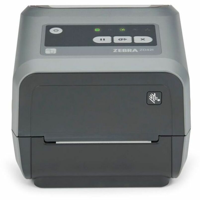 Zebra ZD421 Desktop, Retail, Healthcare, Transportation & Logistic, Manufacturing Thermal Transfer Printer - Monochrome - Label/Receipt Print - Fast Ethernet - USB - USB Host - Bluetooth - Near Field Communication (NFC) ZD4A042-C01E00EZ