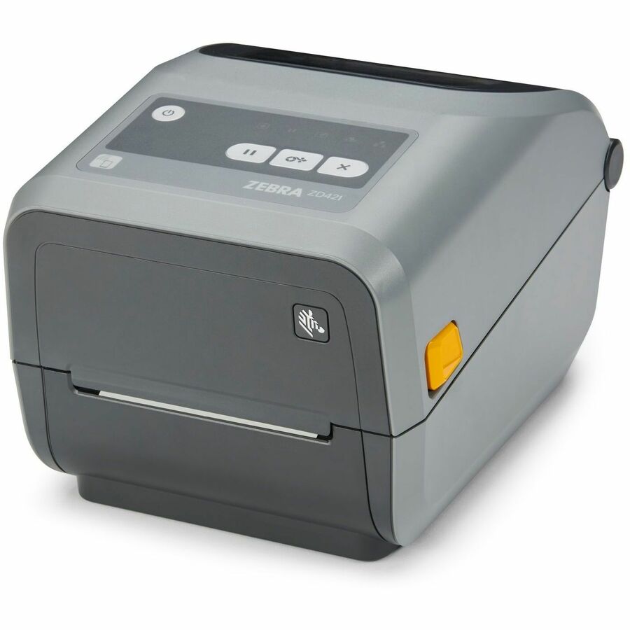 Zebra ZD421 Desktop, Retail, Healthcare, Transportation & Logistic, Manufacturing Thermal Transfer Printer - Monochrome - Label/Receipt Print - Fast Ethernet - USB - USB Host - Bluetooth - Near Field Communication (NFC) ZD4A042-C01E00EZ