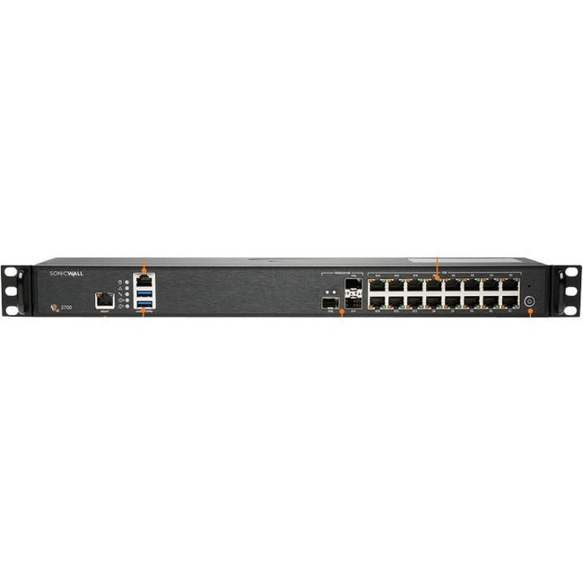 SonicWall NSA 2700 Network Security/Firewall Appliance 02-SSC-8657