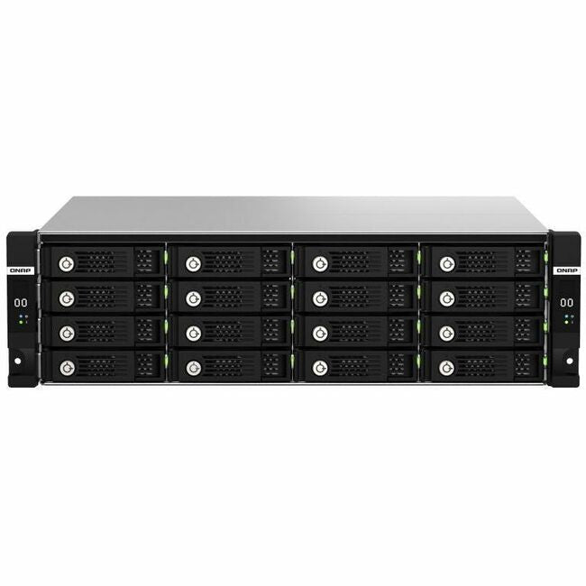 QNAP TL-R1620SDC Drive Enclosure 12Gb/s SAS, SATA/600 - Mini-SAS HD Host Interface - 3U Rack-mountable TL-R1620SDC-US