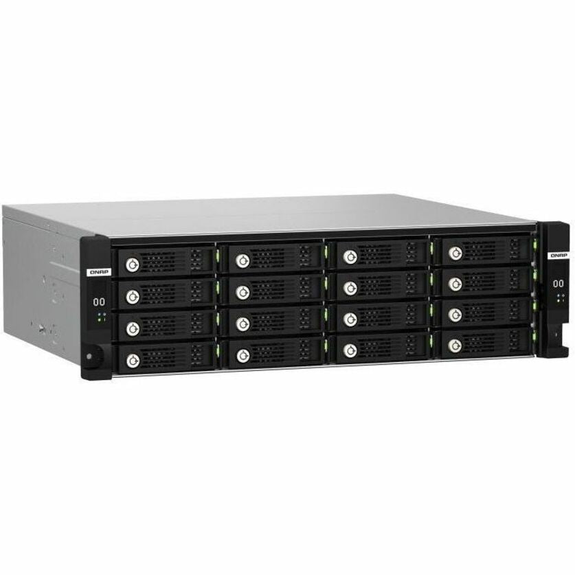 QNAP TL-R1620SDC Drive Enclosure 12Gb/s SAS, SATA/600 - Mini-SAS HD Host Interface - 3U Rack-mountable TL-R1620SDC-US