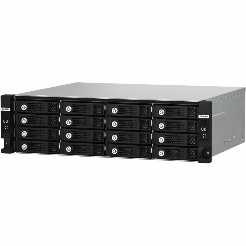 QNAP TL-R1620SDC Drive Enclosure 12Gb/s SAS, SATA/600 - Mini-SAS HD Host Interface - 3U Rack-mountable TL-R1620SDC-US