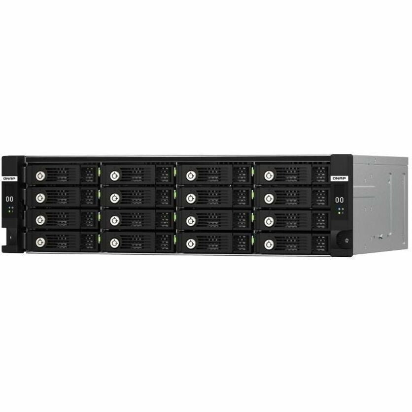 QNAP TL-R1620SDC Drive Enclosure 12Gb/s SAS, SATA/600 - Mini-SAS HD Host Interface - 3U Rack-mountable TL-R1620SDC-US