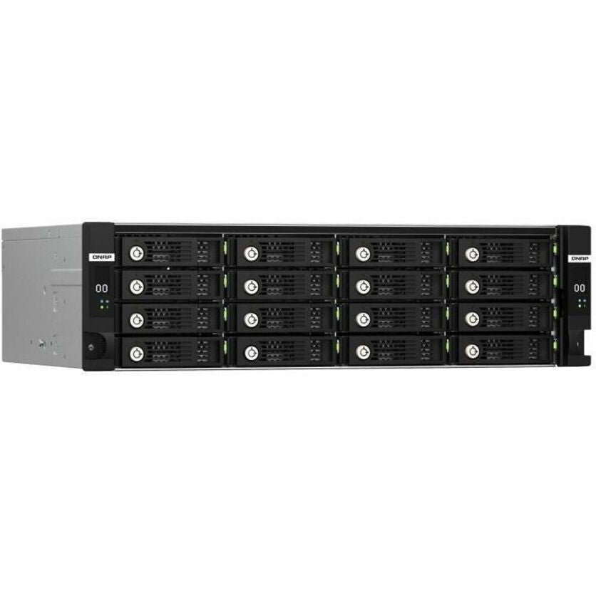 QNAP TL-R1620SDC Drive Enclosure 12Gb/s SAS, SATA/600 - Mini-SAS HD Host Interface - 3U Rack-mountable TL-R1620SDC-US