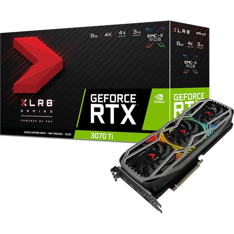 PNY NVIDIA GeForce RTX 3070 Ti Graphic Card - 8 GB GDDR6X VCG3070T8TFXPPB