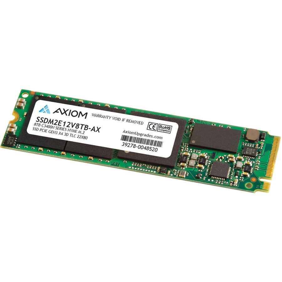 Axiom 8 TB Solid State Drive - M.2 Internal - PCI Express NVMe (PCI Express NVMe 3.0 x4) SSDM2E12V8TB-AX