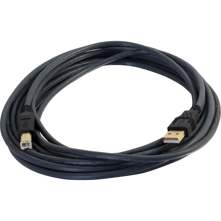 C2G Ultima Series 9.8ft USB A to USB B Cable - USB A to B Cable - USB 2.0 - Black - M/M 45003