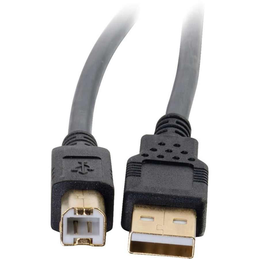 C2G Ultima Series 9.8ft USB A to USB B Cable - USB A to B Cable - USB 2.0 - Black - M/M 45003