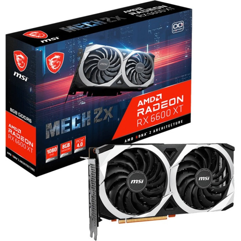 MSI AMD Radeon RX 6600 XT Graphic Card - 8 GB GDDR6 R6600XTM2X8C