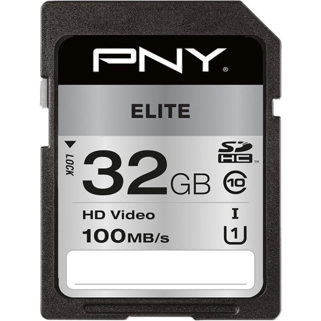 PNY Elite 32 GB Class 10/UHS-I (U1) SDHC P-SD32GU1100EL-GE