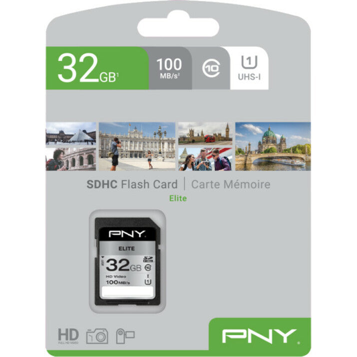 PNY Elite 32 GB Class 10/UHS-I (U1) SDHC P-SD32GU1100EL-GE