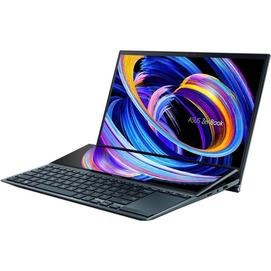 Asus ZenBook Duo 14 UX482 UX482EA-DH79T-CA 14" Touchscreen Notebook - Full HD - Intel Core i7 11th Gen i7-1165G7 - Intel Evo Platform - 16 GB - 512 GB SSD - Celestial Blue UX482EA-DH79T-CA