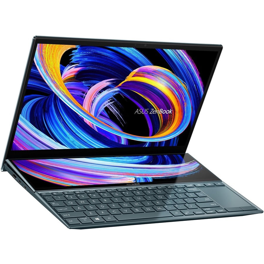 Asus ZenBook Duo 14 UX482 UX482EA-DH79T-CA 14" Touchscreen Notebook - Full HD - Intel Core i7 11th Gen i7-1165G7 - Intel Evo Platform - 16 GB - 512 GB SSD - Celestial Blue UX482EA-DH79T-CA