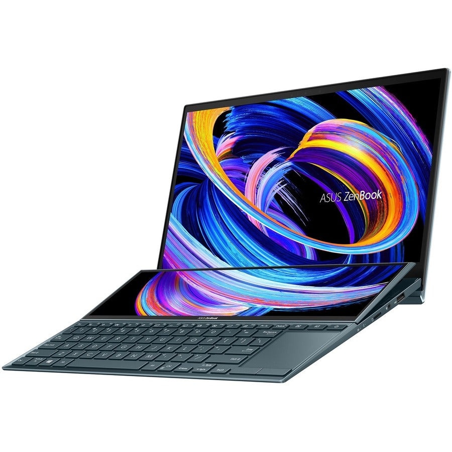 Asus ZenBook Duo 14 UX482 UX482EA-DH79T-CA 14" Touchscreen Notebook - Full HD - Intel Core i7 11th Gen i7-1165G7 - Intel Evo Platform - 16 GB - 512 GB SSD - Celestial Blue UX482EA-DH79T-CA