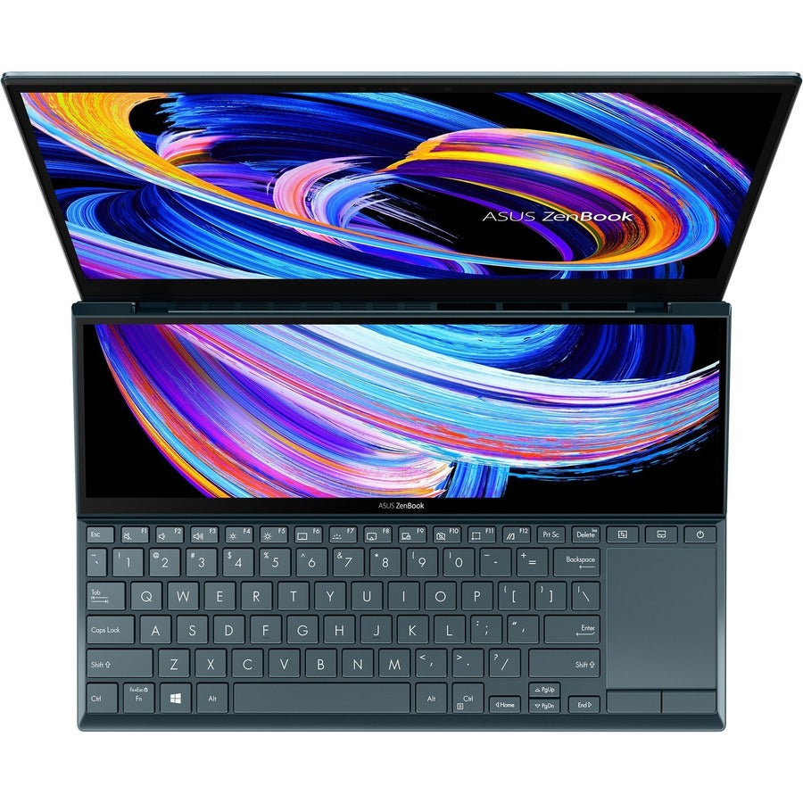 Asus ZenBook Duo 14 UX482 UX482EA-DH79T-CA 14" Touchscreen Notebook - Full HD - Intel Core i7 11th Gen i7-1165G7 - Intel Evo Platform - 16 GB - 512 GB SSD - Celestial Blue UX482EA-DH79T-CA