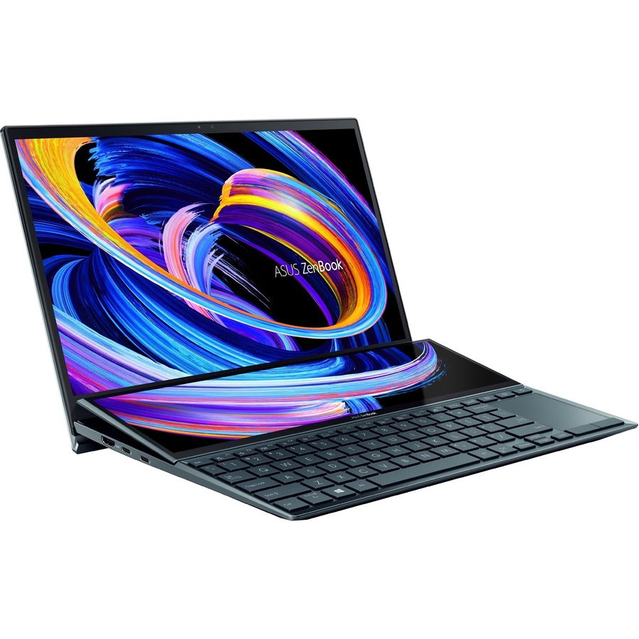 Asus ZenBook Duo 14 UX482 UX482EA-DH79T-CA 14" Touchscreen Notebook - Full HD - Intel Core i7 11th Gen i7-1165G7 - Intel Evo Platform - 16 GB - 512 GB SSD - Celestial Blue UX482EA-DH79T-CA