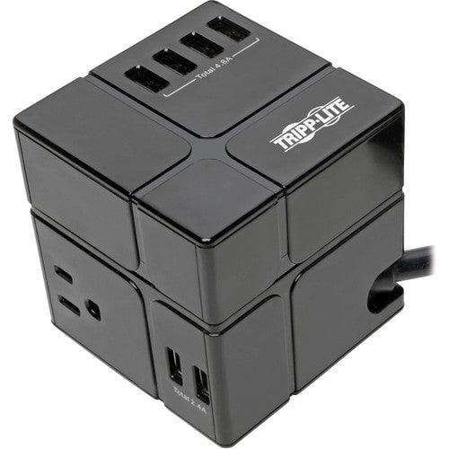 Tripp Lite by Eaton Safe-IT TLP368CUBEUAM 9-Outlets Surge Suppressor/Protector TLP368CUBEUAM