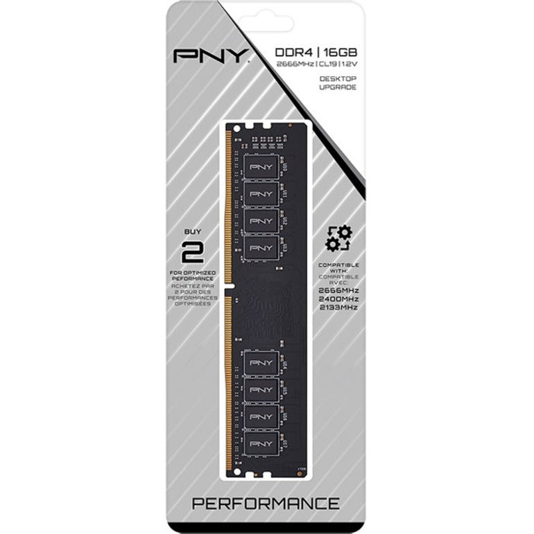 PNY Performance DDR4 2666MHz Desktop Memory MD16GSD42666-TB