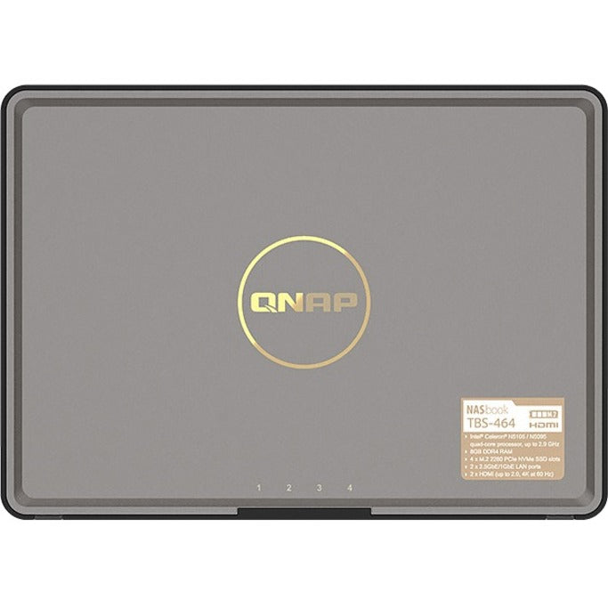 QNAP NASbook TBS-464 SAN/NAS Storage System TBS-464-8G-US