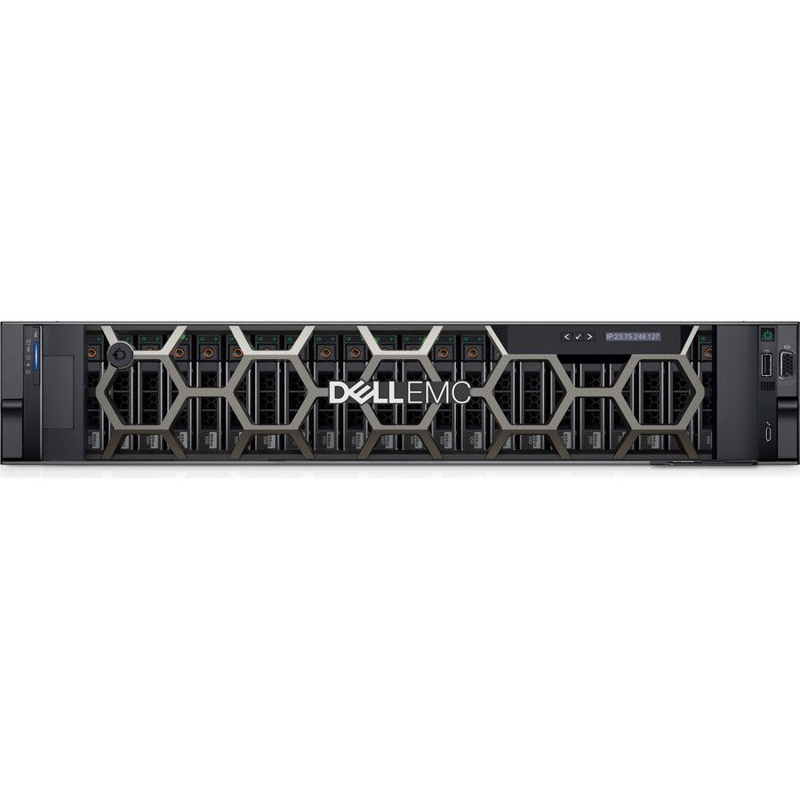 Dell EMC PowerEdge R750xs 2U Rack-mountable Server - 2 x Intel Xeon Silver 4310 2.10 GHz - 32 GB RAM - 480 GB SSD - (1 x 480GB) SSD Configuration - Serial ATA/600, Serial Attached SCSI (SAS) Controller PY6Y4