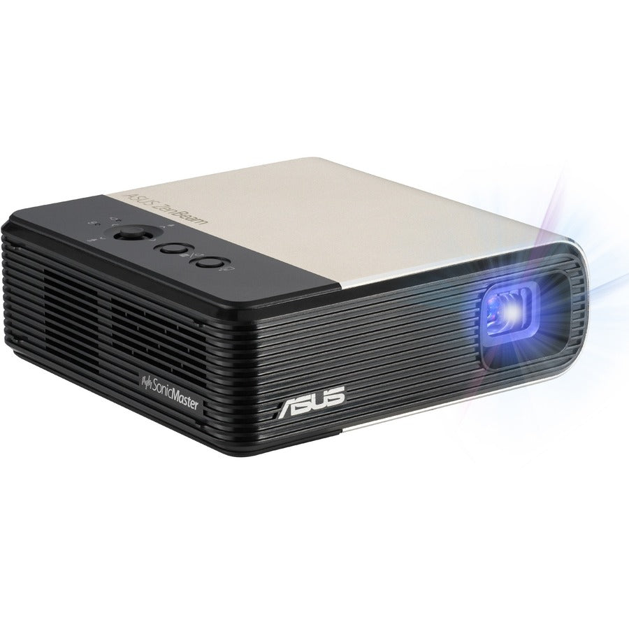 Asus ZenBeam E2 DLP Projector - 16:9 - Ceiling Mountable - Black, Gold ZENBEAM E2