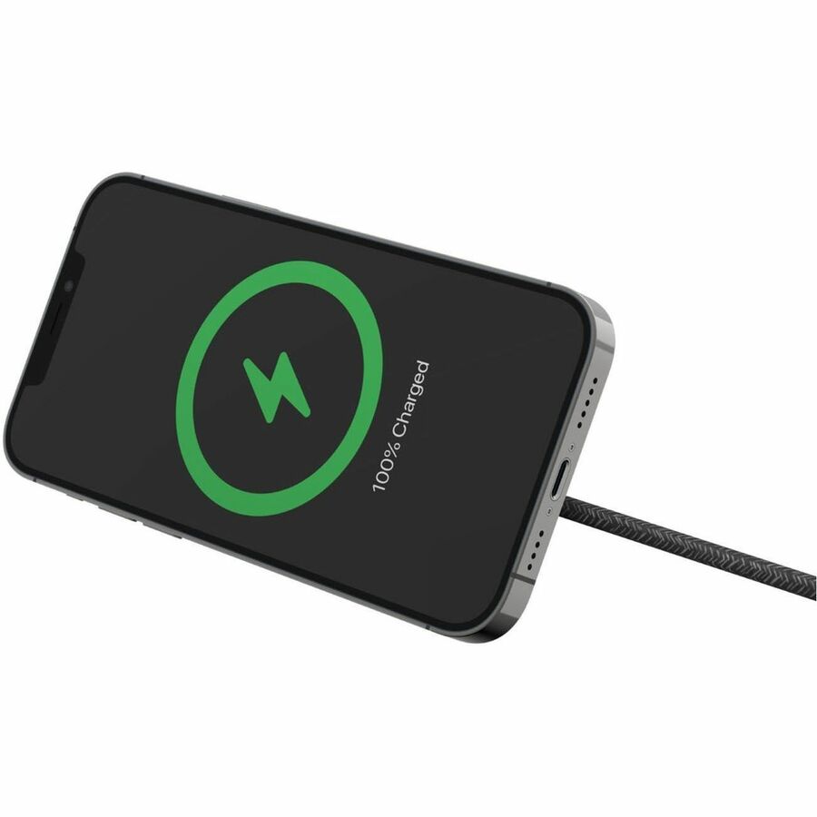 Belkin BoostCharge Pro Portable Wireless Charger Pad with Official MagSafe Charging 15W WIA004BTBK