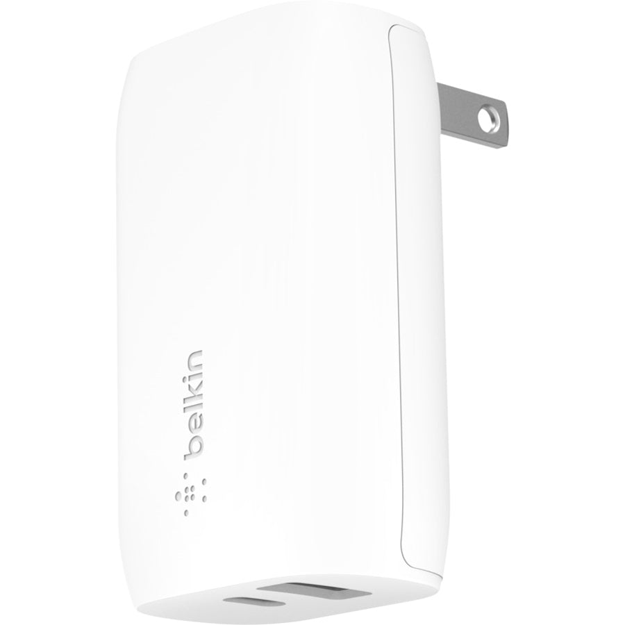 Belkin BoostCharge USB-C Power Delivery + USB-A Wall Charger 32W - Power Adapter WCB008DQWH