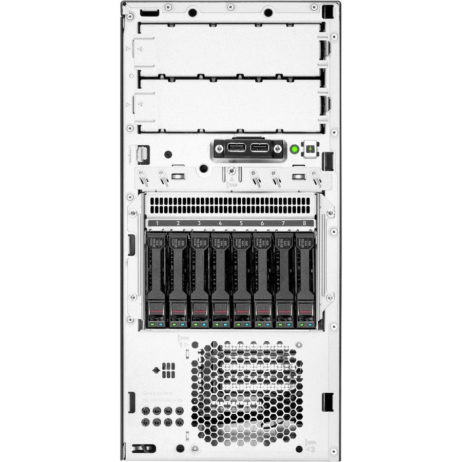 HPE ProLiant ML30 G10 Plus 4U Tower Server - 1 x Intel Xeon E-2314 2.80 GHz - 16 GB RAM - Serial ATA/600 Controller P44720-001