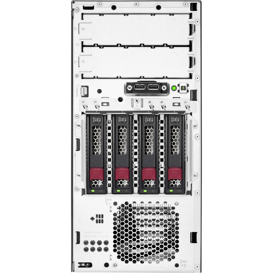 HPE ProLiant ML30 G10 Plus 4U Tower Server - 1 x Intel Xeon E-2314 2.80 GHz - 16 GB RAM - Serial ATA/600 Controller P44720-001