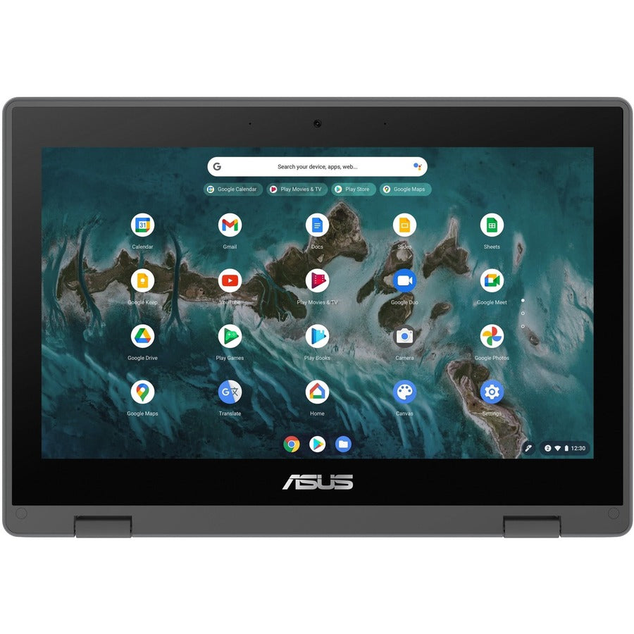 Asus Chromebook Flip CR1 CR1100FKA-Q1864-CB 11.6" Touchscreen Convertible 2 in 1 Chromebook - HD - Intel Celeron N4500 - 8 GB - 64 GB Flash Memory - Dark Gray CR1100FKA-Q1864-CB