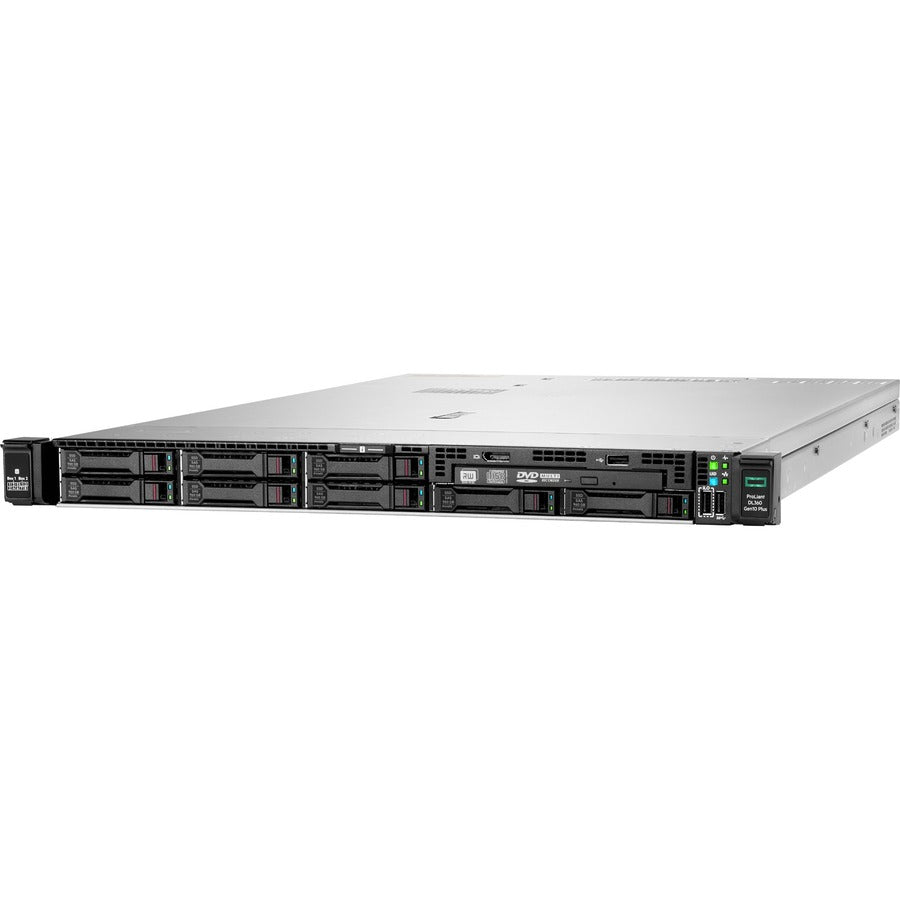 HPE ProLiant DL360 G10 Plus 1U Rack Server - 1 x Intel Xeon Silver 4310 2.10 GHz - 32 GB RAM - 12Gb/s SAS Controller P55241-B21