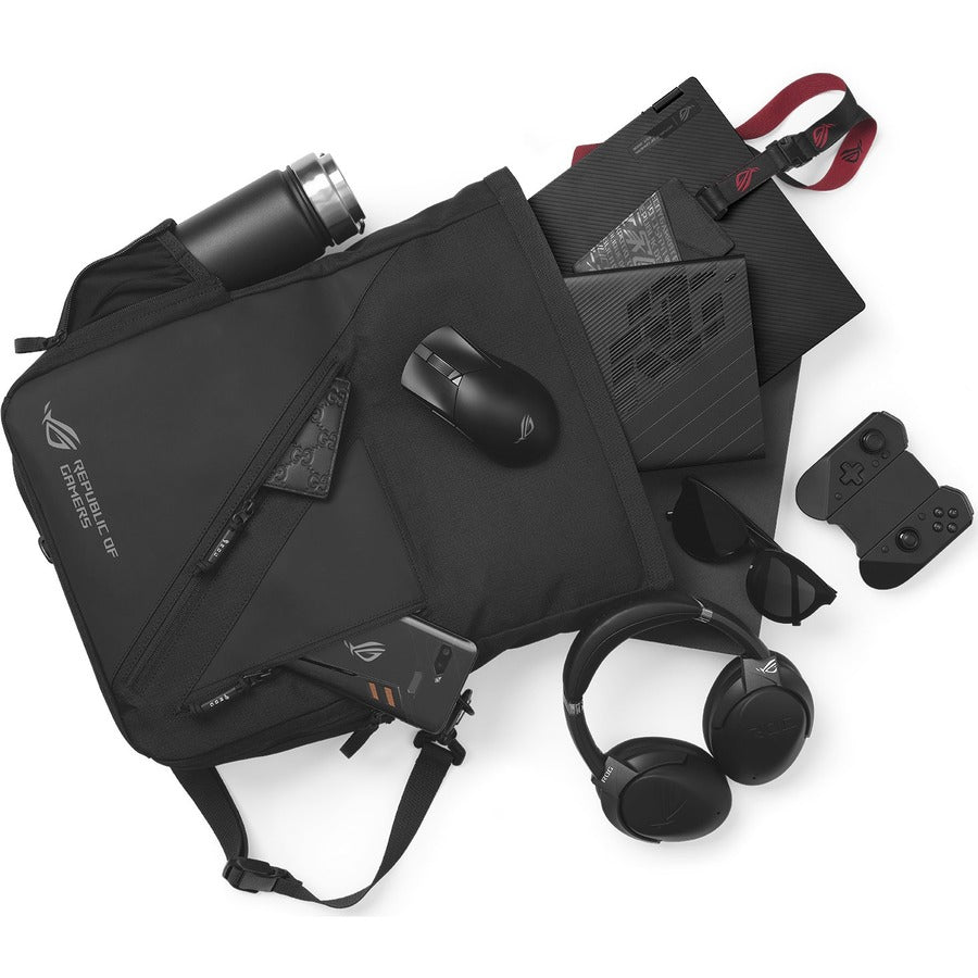 Asus ROG Archer Carrying Case (Backpack/Briefcase) for 11" to 15.6" Asus Notebook - Black 90XB07D0-BBP000