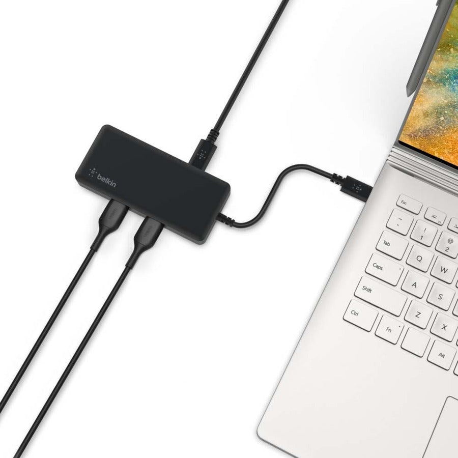 Belkin USB-C 5-in-1 Multiport Adapter, Laptop Docking Station, 4k HDMI, 86W Power Delivery - Works with Chromebook INC008TTBK