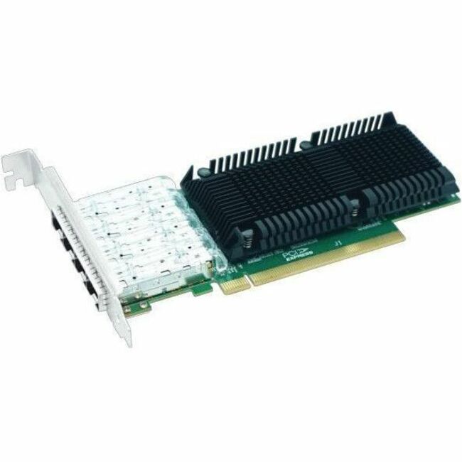 Axiom PCIe 4.0 x16 25Gbs Fiber Network Adapter PCIE4-4SFP28-AX